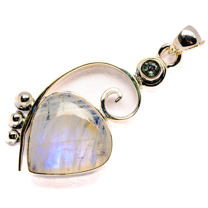 Rainbow Moonstone Pendants handcrafted by Ana Silver Co - PD36209 - Photo 2