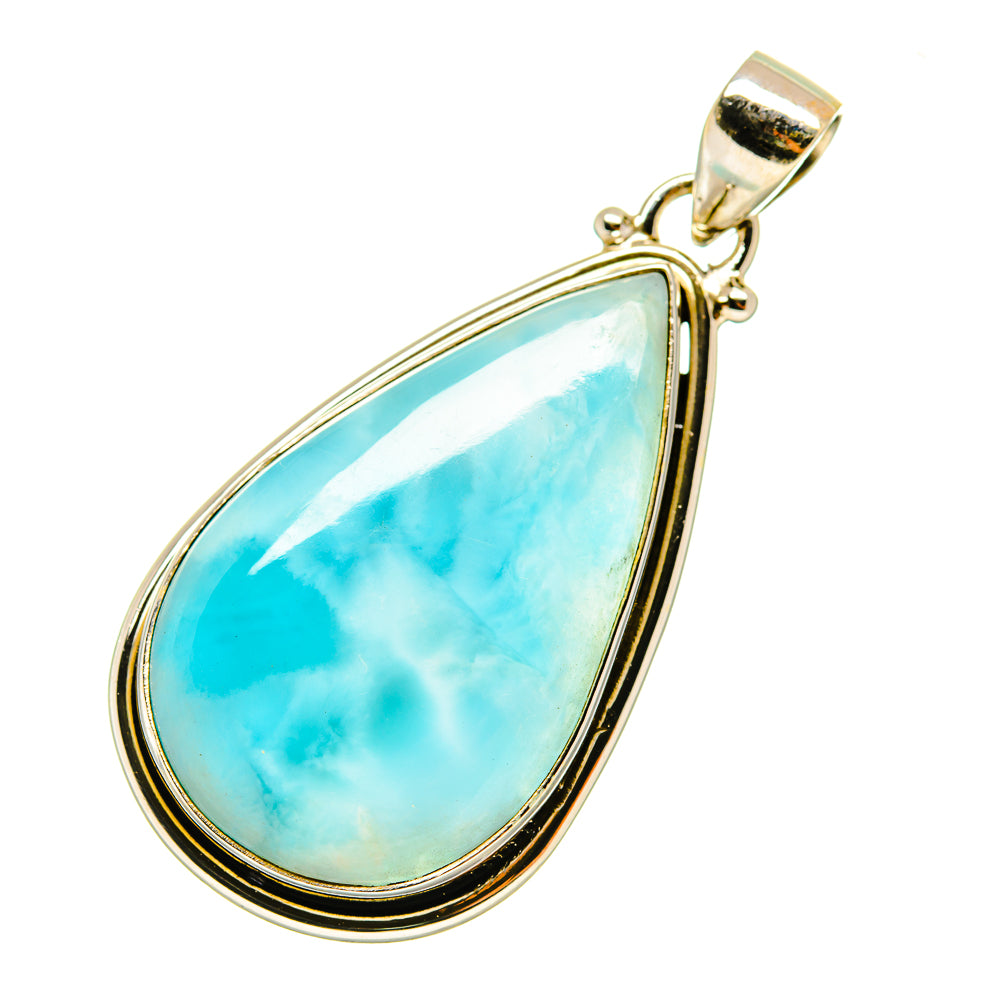 Larimar Pendants handcrafted by Ana Silver Co - PD3621