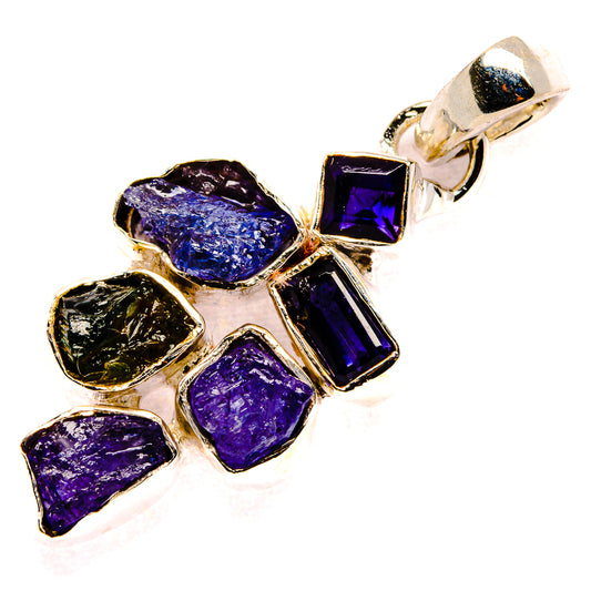 Tanzanite Pendants handcrafted by Ana Silver Co - PD36225 - Photo 2