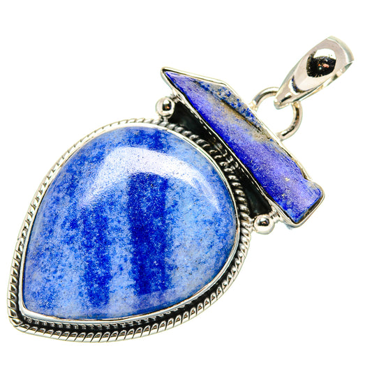 Sodalite, Lapis Lazuli Pendants handcrafted by Ana Silver Co - PD36259 - Photo 2