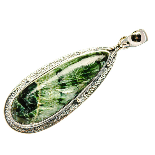 Seraphinite Pendants handcrafted by Ana Silver Co - PD36268 - Photo 2