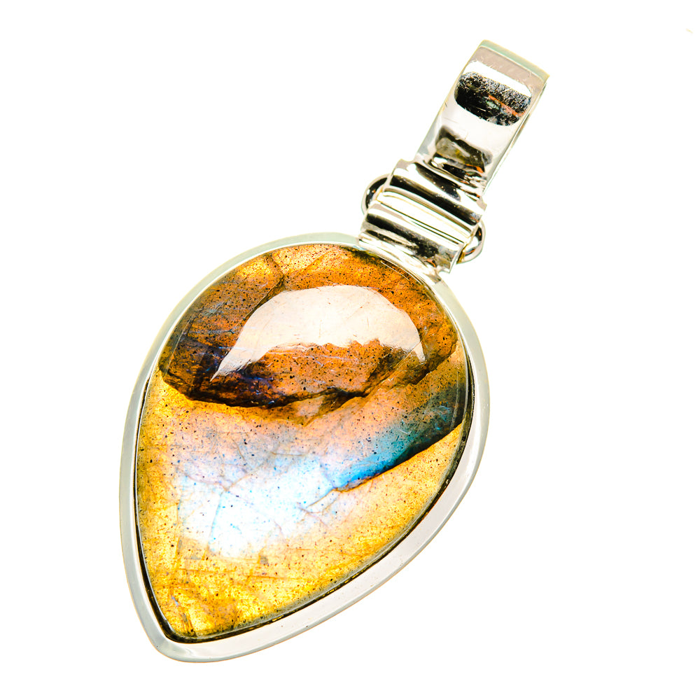 Labradorite Pendants handcrafted by Ana Silver Co - PD3628