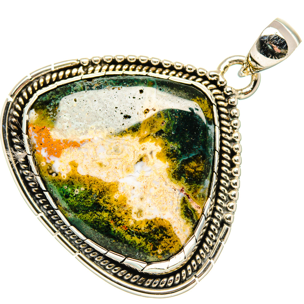 Ocean Jasper Pendants handcrafted by Ana Silver Co - PD36406 - Photo 2