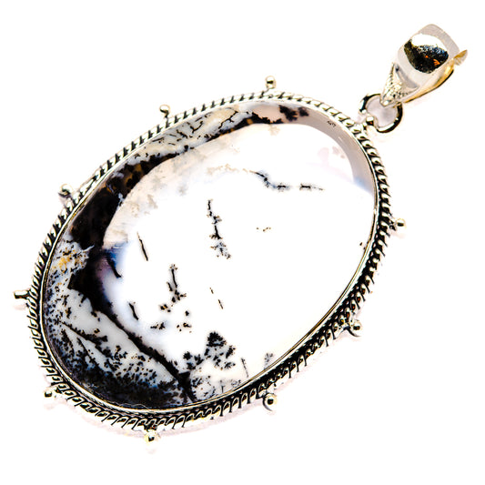 Dendritic Opal Pendants handcrafted by Ana Silver Co - PD36428 - Photo 2