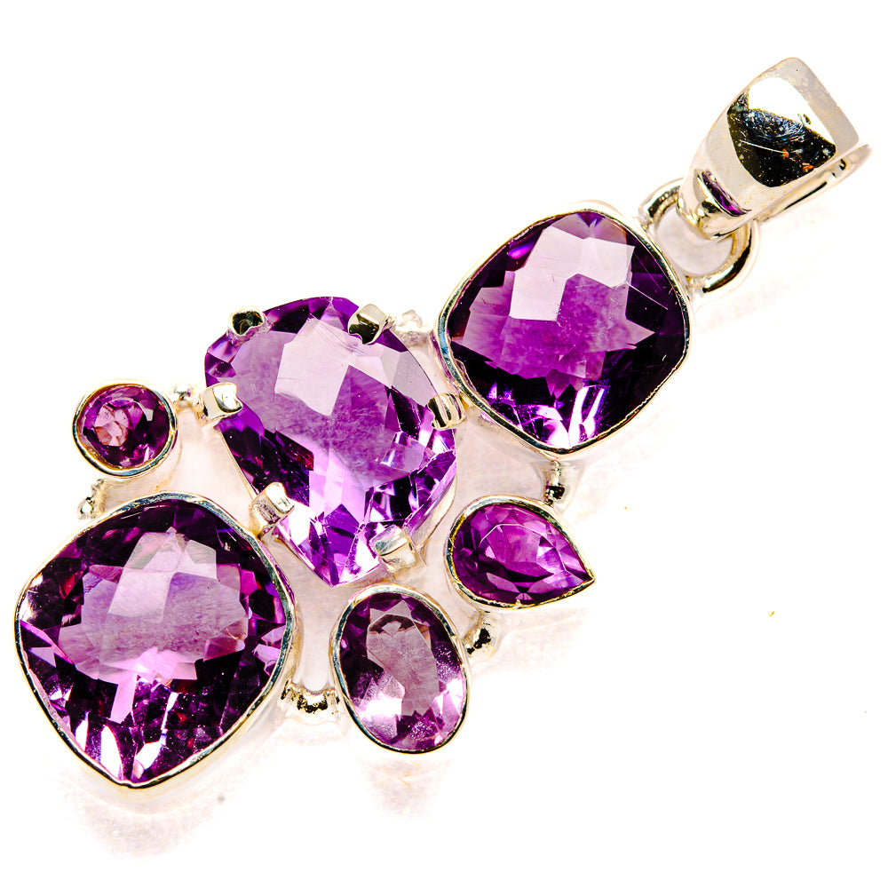 Amethyst Pendants handcrafted by Ana Silver Co - PD36433 - Photo 2