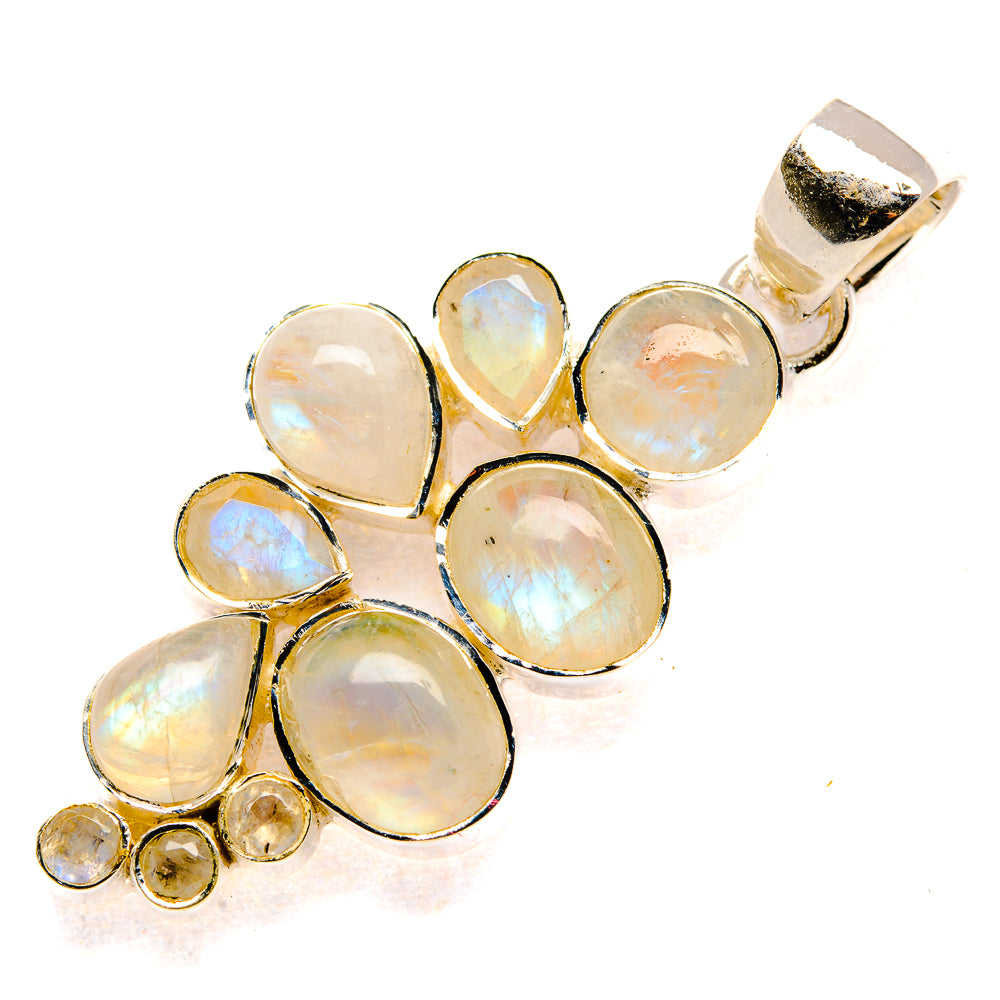 Rainbow Moonstone Pendants handcrafted by Ana Silver Co - PD36440 - Photo 2