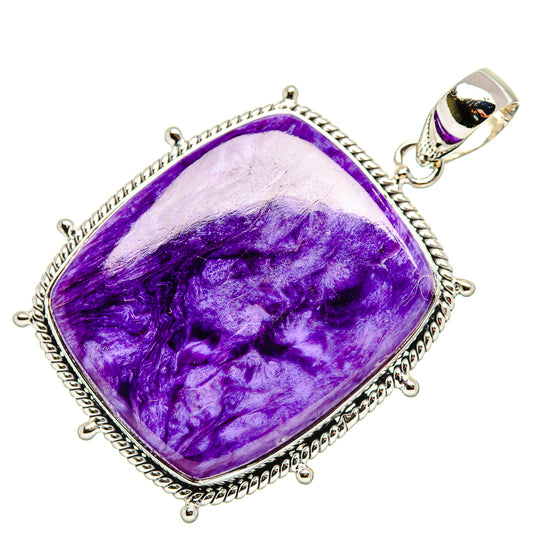 Charoite Pendants handcrafted by Ana Silver Co - PD36451 - Photo 2