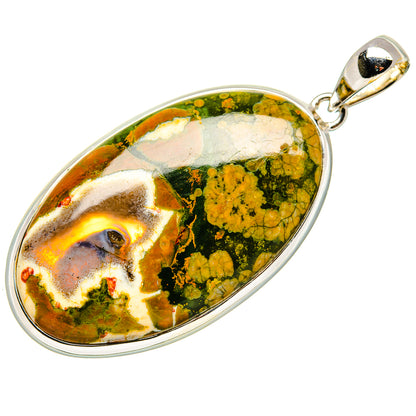 Rainforest Jasper Pendants handcrafted by Ana Silver Co - PD36460 - Photo 2