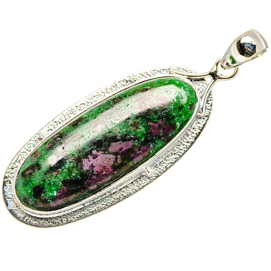 Ruby Zoisite Pendants handcrafted by Ana Silver Co - PD36465 - Photo 2