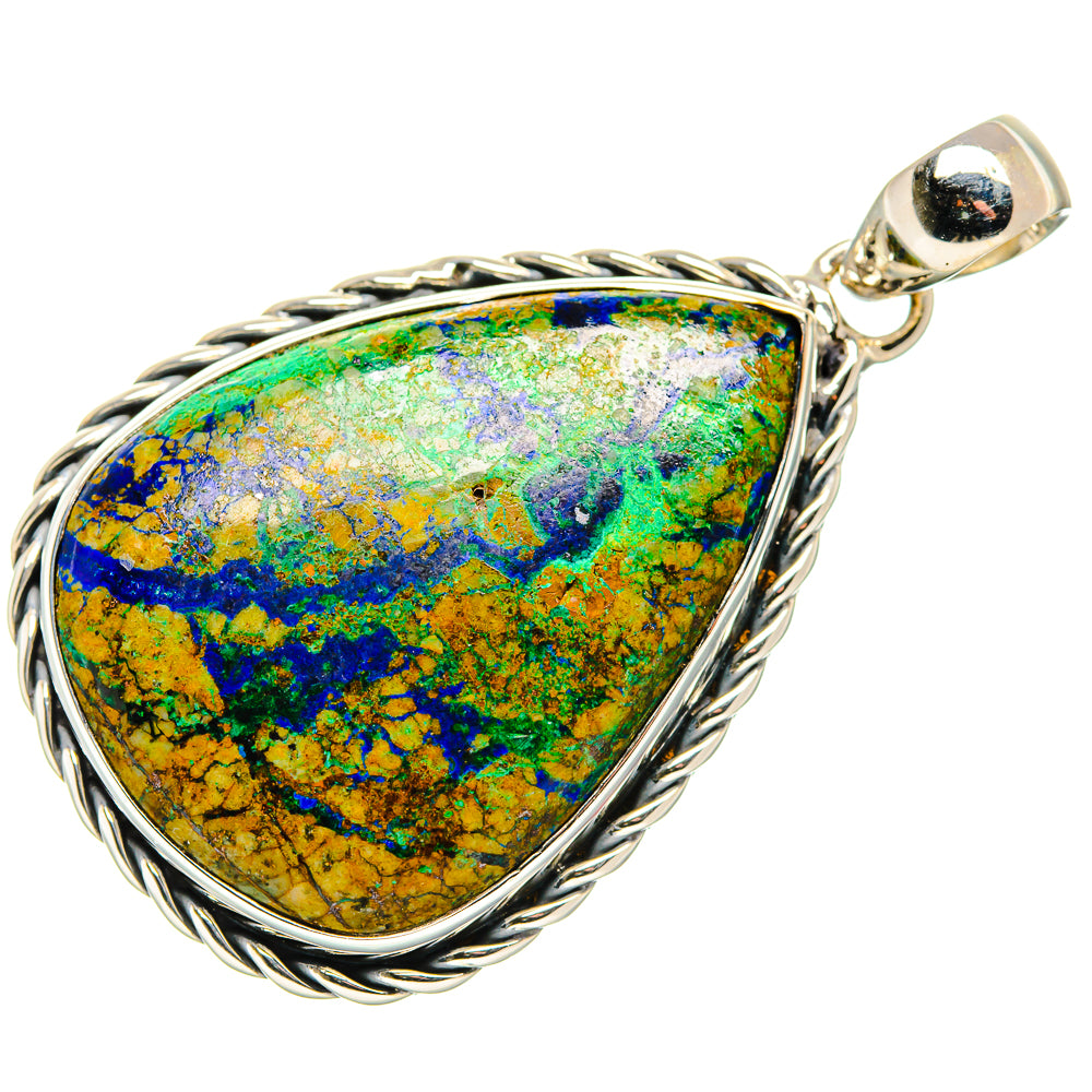 Azurite Pendants handcrafted by Ana Silver Co - PD36466 - Photo 2