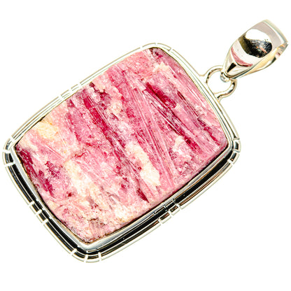 Pink Tourmaline In Quartz Pendants handcrafted by Ana Silver Co - PD36467 - Photo 2