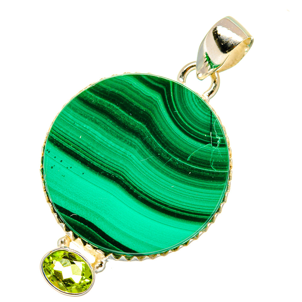 Malachite Pendants handcrafted by Ana Silver Co - PD3648
