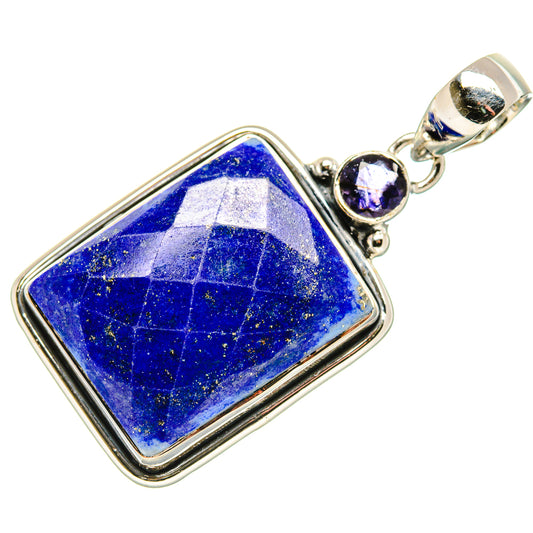 Lapis Lazuli Pendants handcrafted by Ana Silver Co - PD36493 - Photo 2