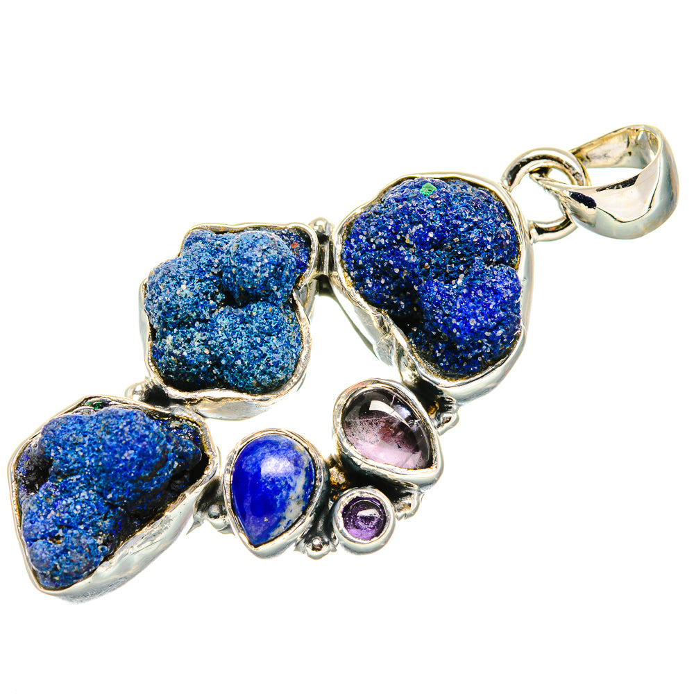 Lapis Lazuli Pendants handcrafted by Ana Silver Co - PD36495 - Photo 2