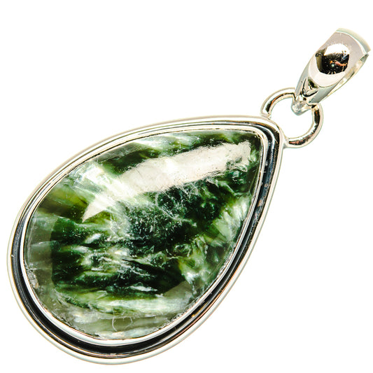 Seraphinite Pendants handcrafted by Ana Silver Co - PD36513 - Photo 2