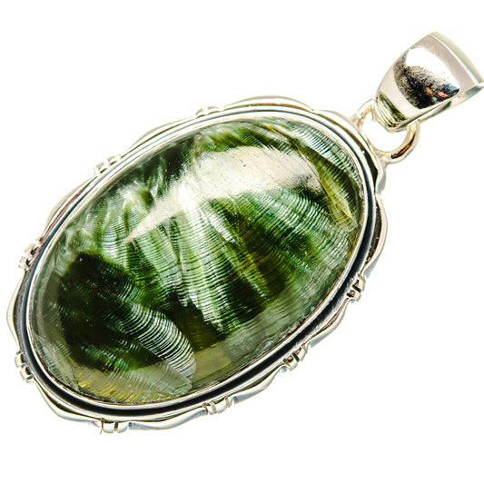 Seraphinite Pendants handcrafted by Ana Silver Co - PD36517 - Photo 2