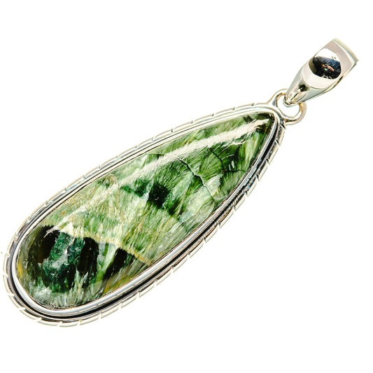 Seraphinite Pendants handcrafted by Ana Silver Co - PD36522 - Photo 2