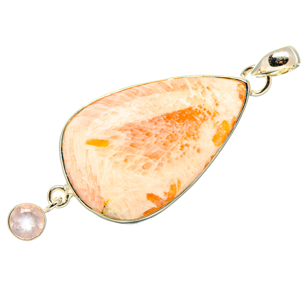 Scolecite Pendants handcrafted by Ana Silver Co - PD36533 - Photo 2