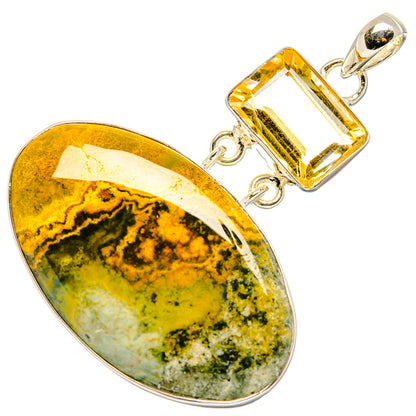Ocean Jasper Pendants handcrafted by Ana Silver Co - PD36534 - Photo 2