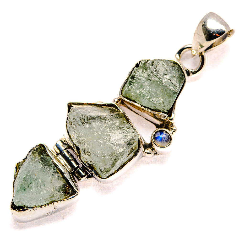 Aquamarine Pendants handcrafted by Ana Silver Co - PD36546 - Photo 2
