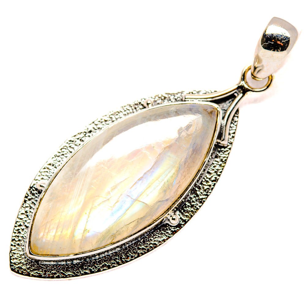 Rainbow Moonstone Pendants handcrafted by Ana Silver Co - PD36548 - Photo 2