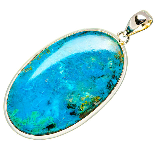 Chrysocolla Pendants handcrafted by Ana Silver Co - PD36567 - Photo 2
