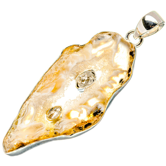 Occo Geode Pendants handcrafted by Ana Silver Co - PD36570 - Photo 2