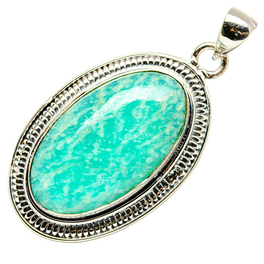 Amazonite Pendants handcrafted by Ana Silver Co - PD36571 - Photo 2