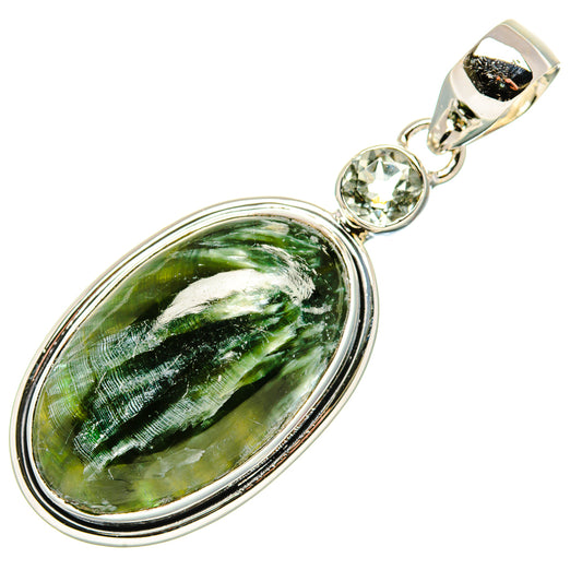Seraphinite Pendants handcrafted by Ana Silver Co - PD36575 - Photo 2