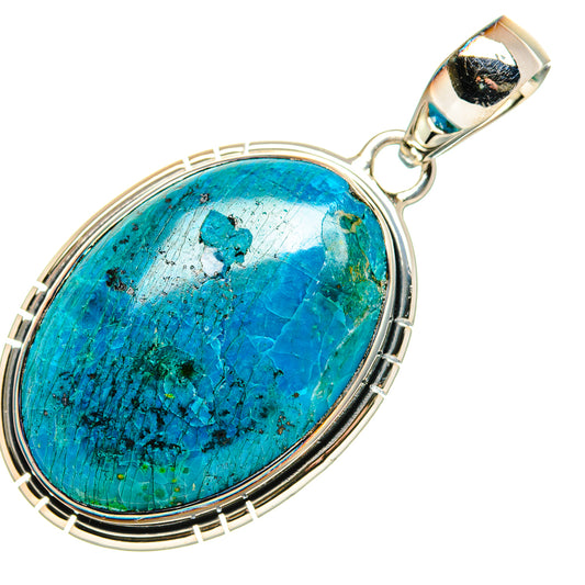 Chrysocolla Pendants handcrafted by Ana Silver Co - PD36576 - Photo 2