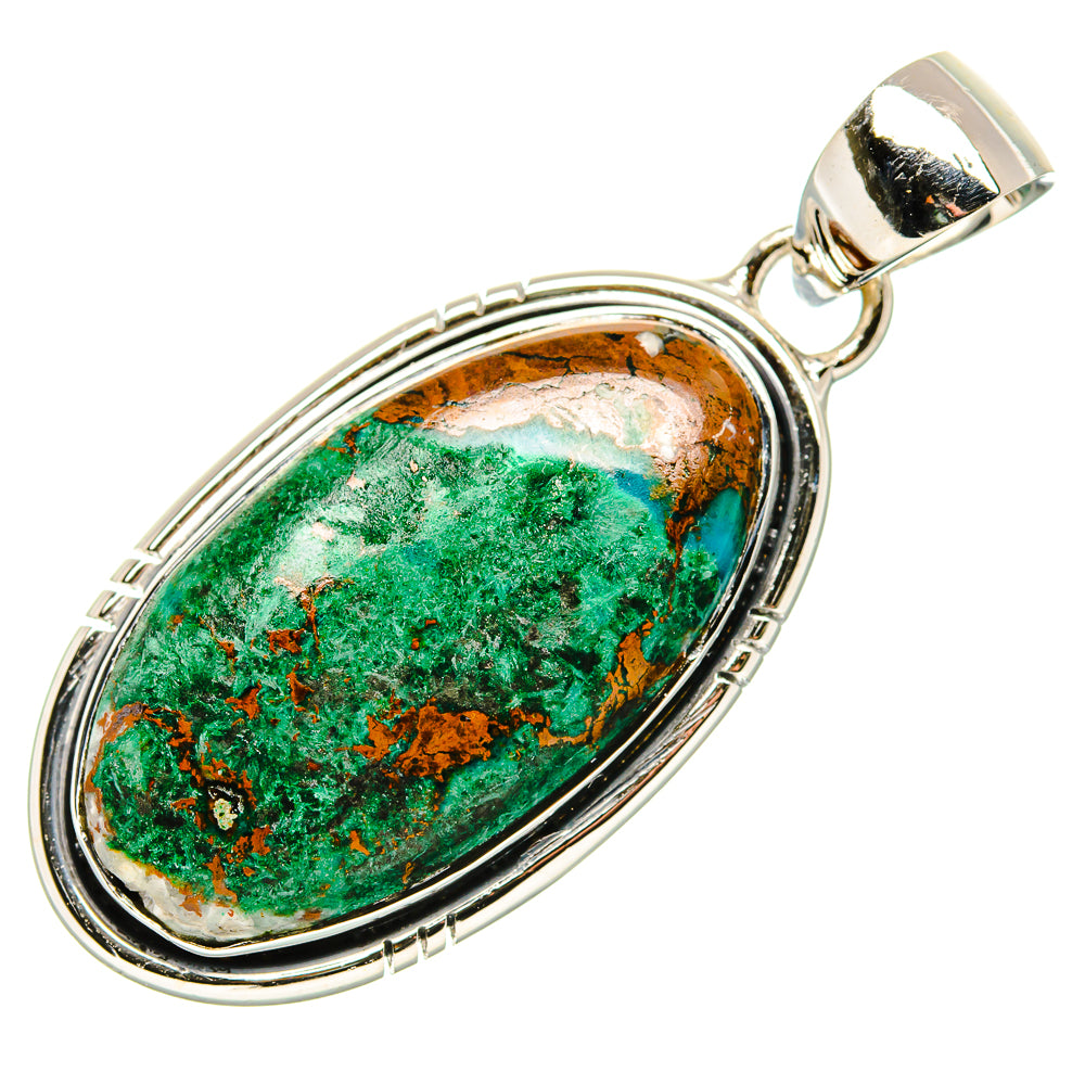 Malachite Pendants handcrafted by Ana Silver Co - PD36578 - Photo 2