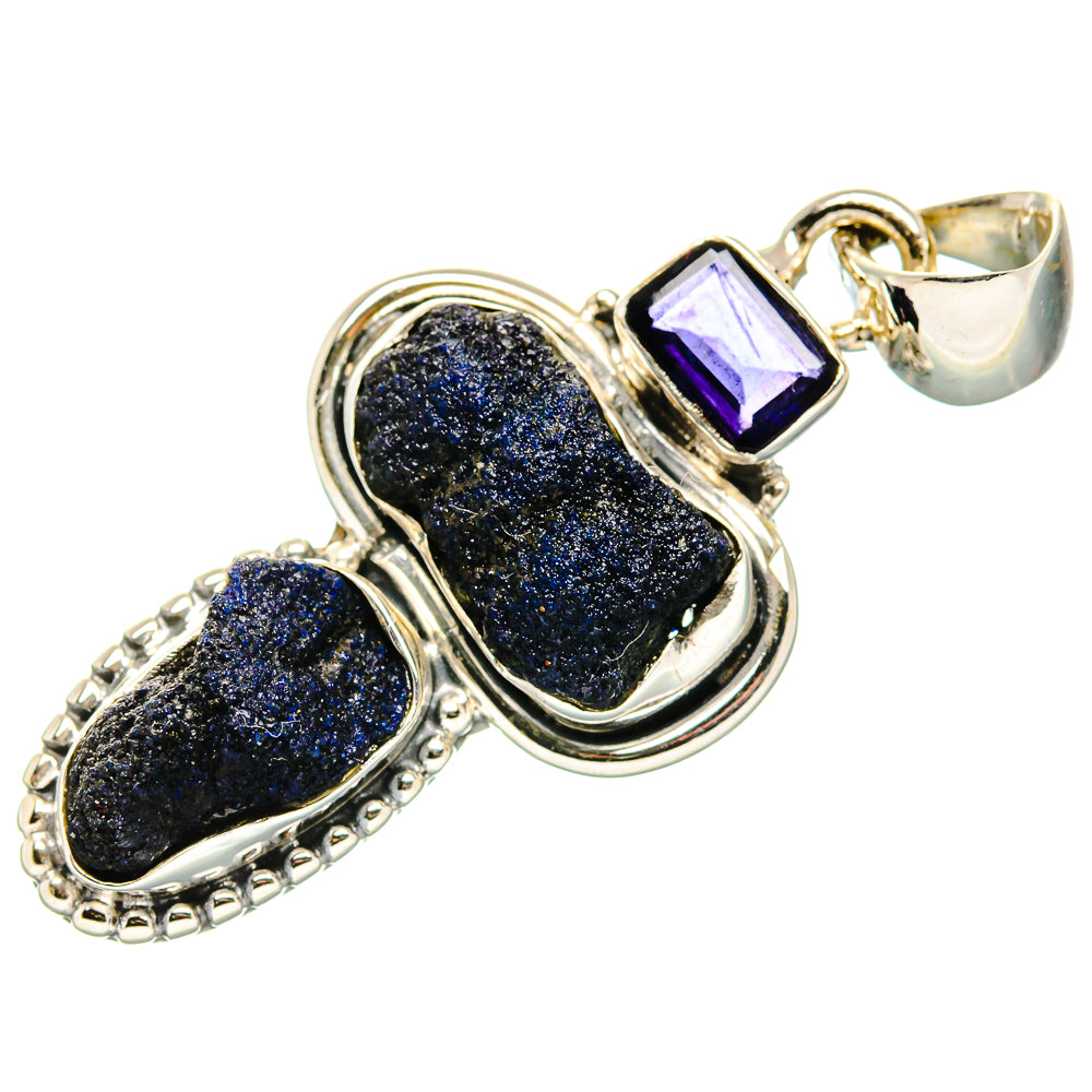 Lapis Lazuli Pendants handcrafted by Ana Silver Co - PD36582 - Photo 2