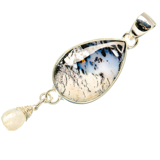Dendritic Opal Pendants handcrafted by Ana Silver Co - PD36583 - Photo 2