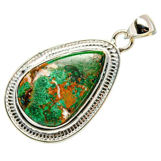 Chrysocolla Pendants handcrafted by Ana Silver Co - PD36588 - Photo 2