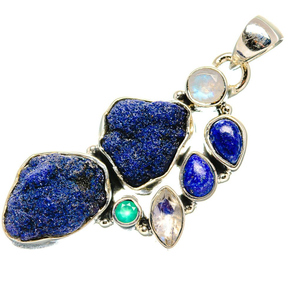 Lapis Lazuli Pendants handcrafted by Ana Silver Co - PD36597 - Photo 2