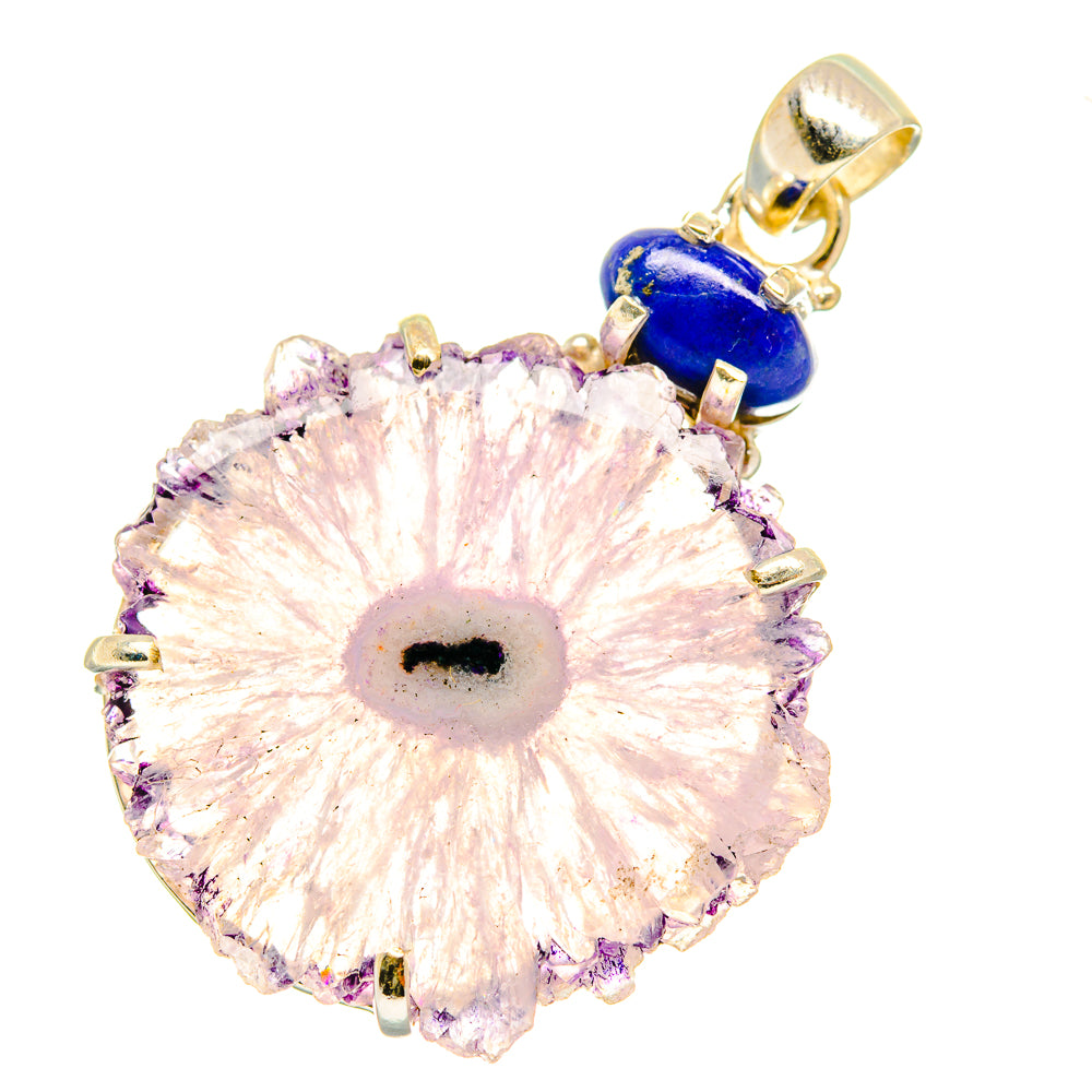Amethyst Stalactite Pendants handcrafted by Ana Silver Co - PD3660