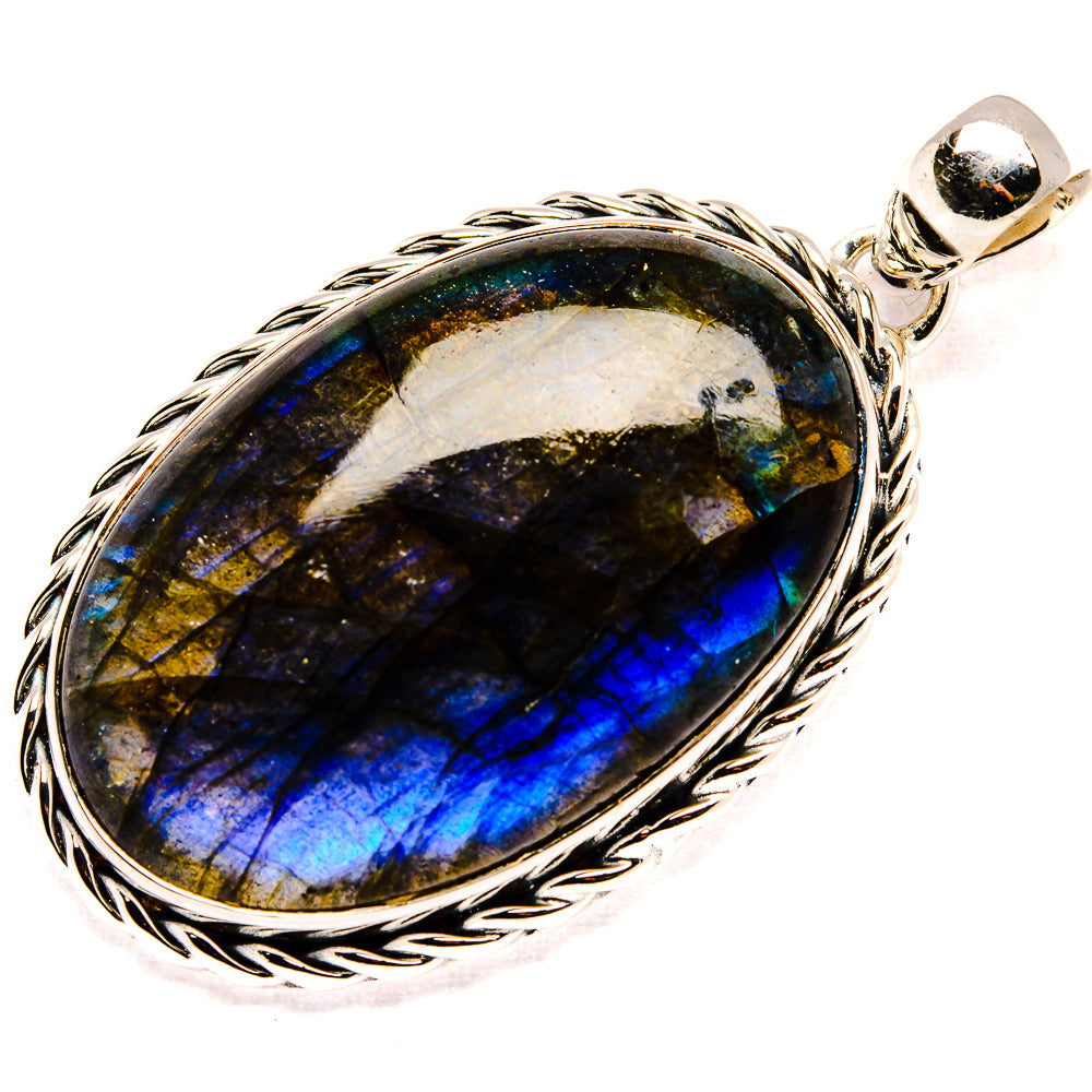 Labradorite Pendants handcrafted by Ana Silver Co - PD36618 - Photo 2