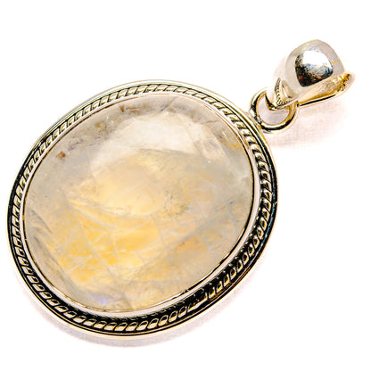 Rainbow Moonstone Pendants handcrafted by Ana Silver Co - PD36620 - Photo 2