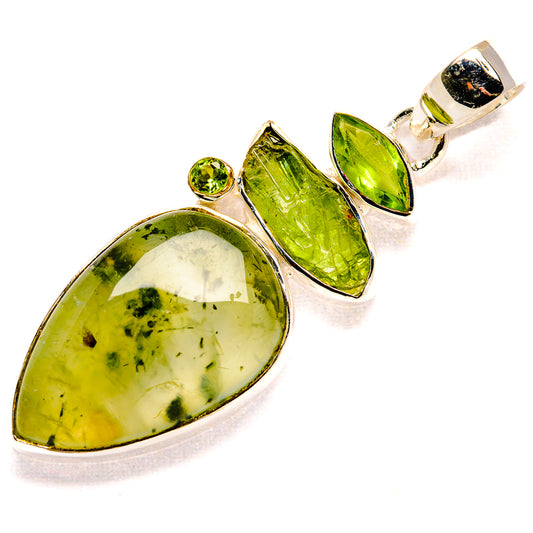 Prehnite Pendants handcrafted by Ana Silver Co - PD36625 - Photo 2