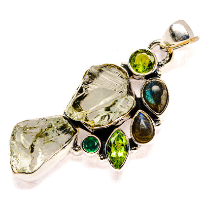 Green Amethyst Pendants handcrafted by Ana Silver Co - PD36628 - Photo 2