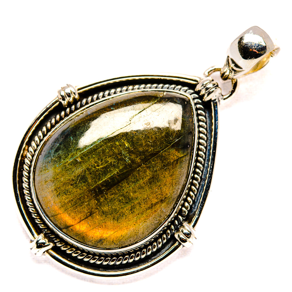 Labradorite Pendants handcrafted by Ana Silver Co - PD36635 - Photo 2