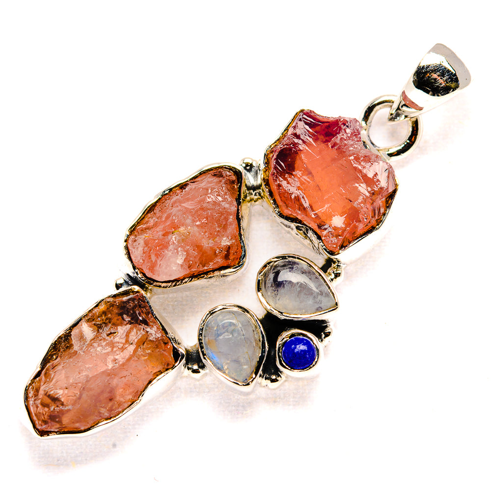 Rose Quartz Pendants handcrafted by Ana Silver Co - PD36636 - Photo 2