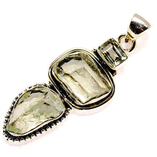 Green Amethyst Pendants handcrafted by Ana Silver Co - PD36642 - Photo 2