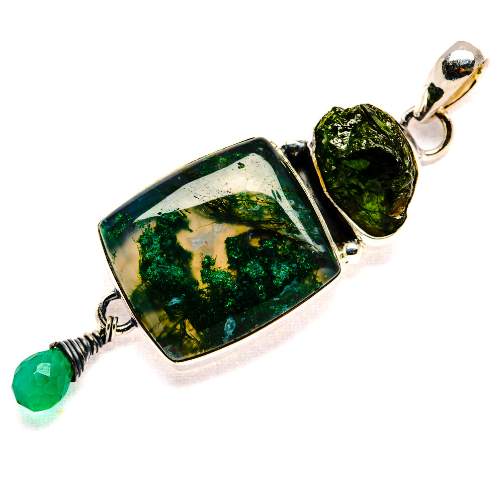 Chrysocolla Pendants handcrafted by Ana Silver Co - PD36645 - Photo 2