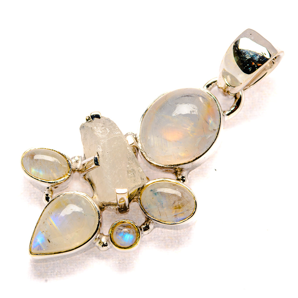 Rainbow Moonstone Pendants handcrafted by Ana Silver Co - PD36647 - Photo 2