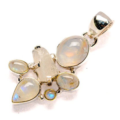 Rainbow Moonstone Pendants handcrafted by Ana Silver Co - PD36647 - Photo 2