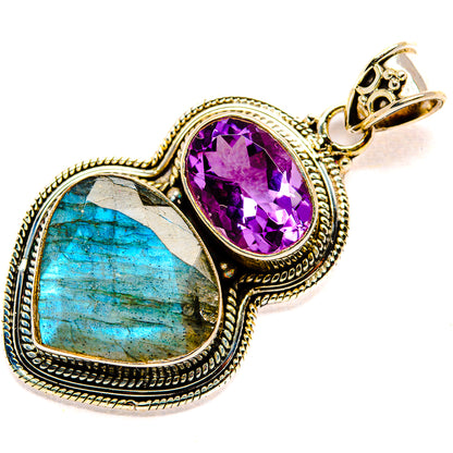 Labradorite Pendants handcrafted by Ana Silver Co - PD36658 - Photo 2