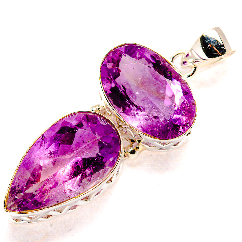 Amethyst Pendants handcrafted by Ana Silver Co - PD36680 - Photo 2