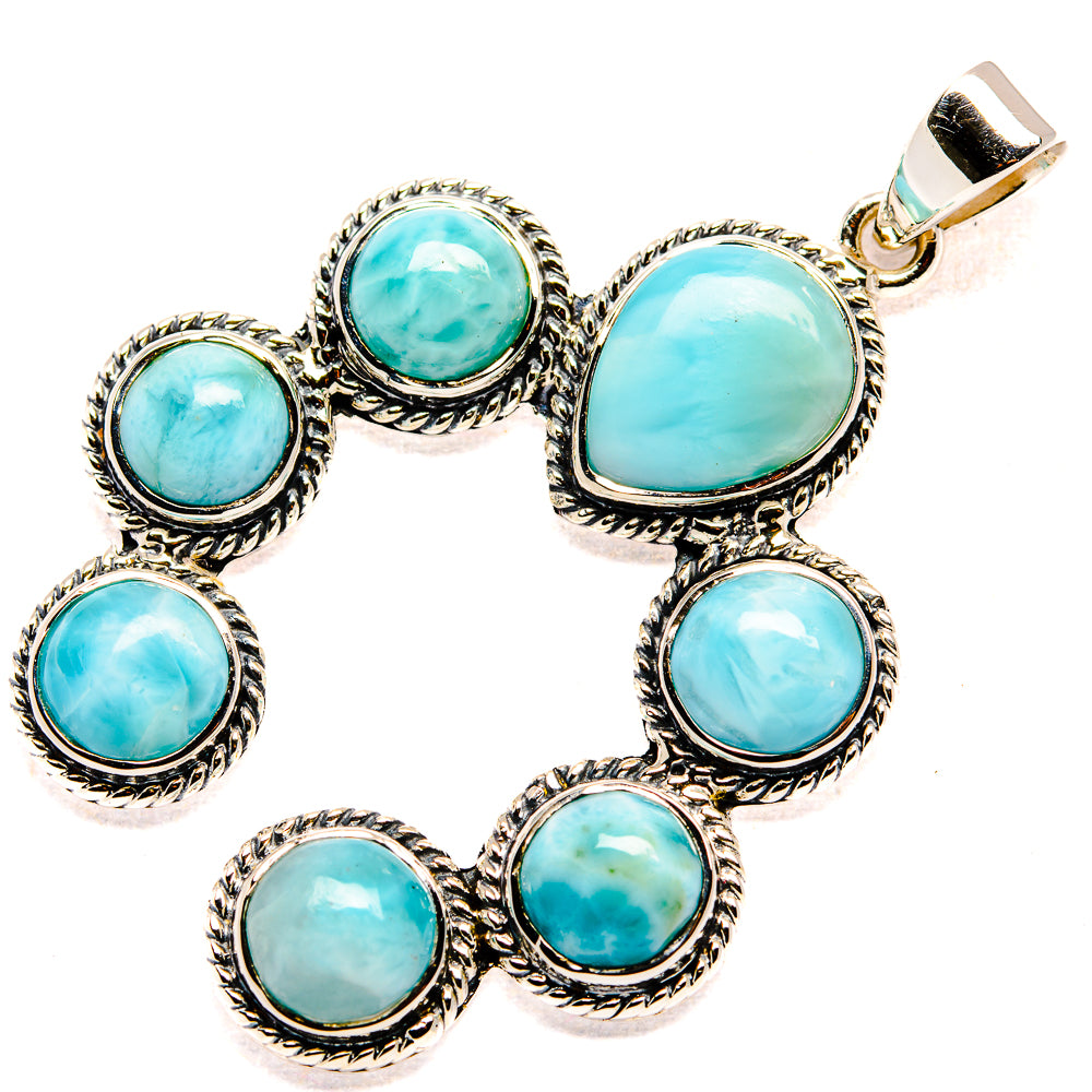 Larimar Pendants handcrafted by Ana Silver Co - PD36712 - Photo 2