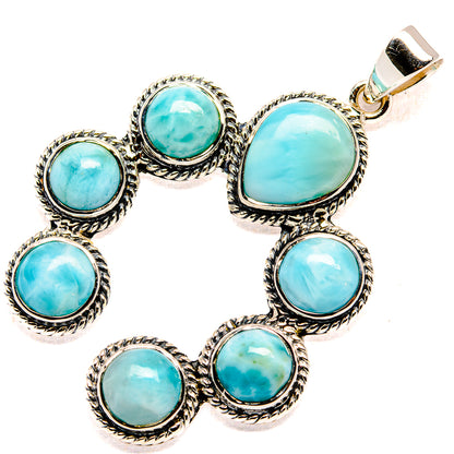 Larimar Pendants handcrafted by Ana Silver Co - PD36712 - Photo 2